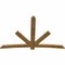 Ekena Millwork Alberta Rough Sawn Timber Gable Bracket, Western Red Cedar, 96"W x 64"H x 2"D x 6"F, 16/12 Pitch GBW096X64X0206ALB00RWR - alternate 5